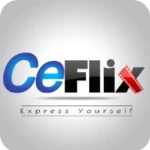 Logo of CeFlix android Application 